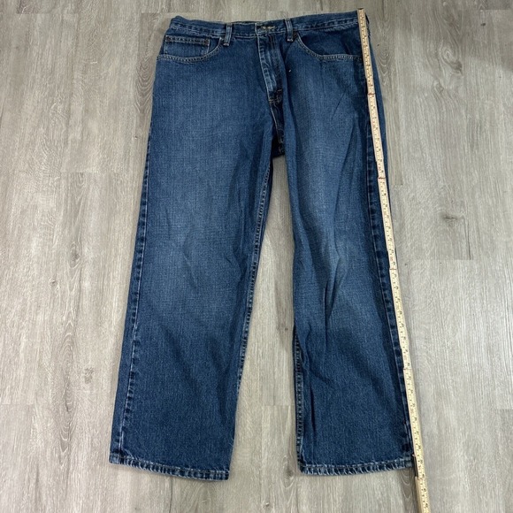 Lee Men's Blue Jeans Straight Leg Baggy Loose fit 38x30 - Picture 11 of 14